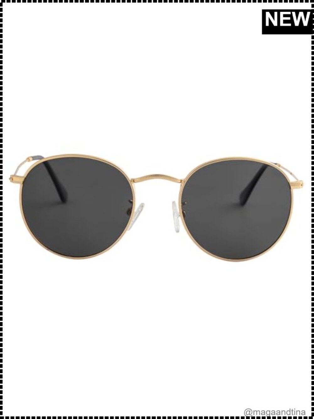 Small Round Metal Polarized Sunglasses Mirrored Lens Circle Sun Glasses
